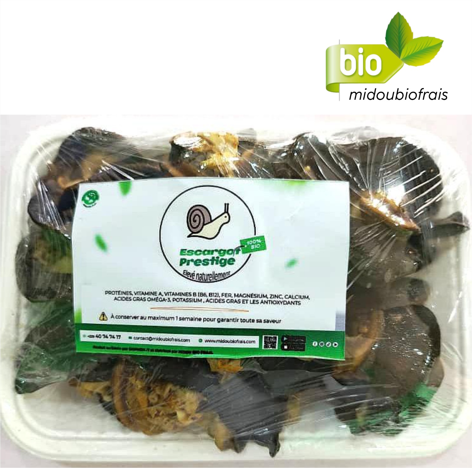 Escargots assaisonnés précuits
