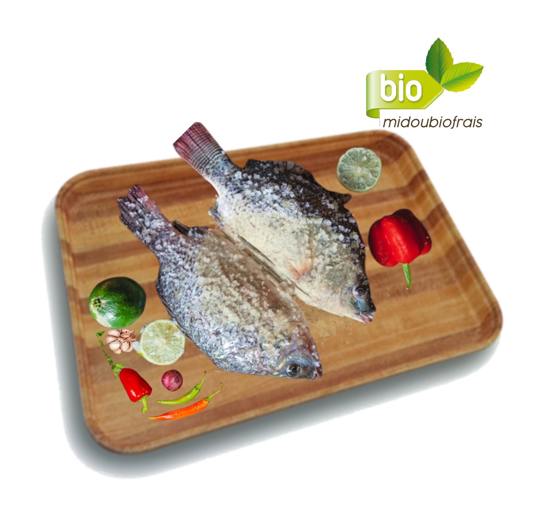 Poisson tilapia assaisonné